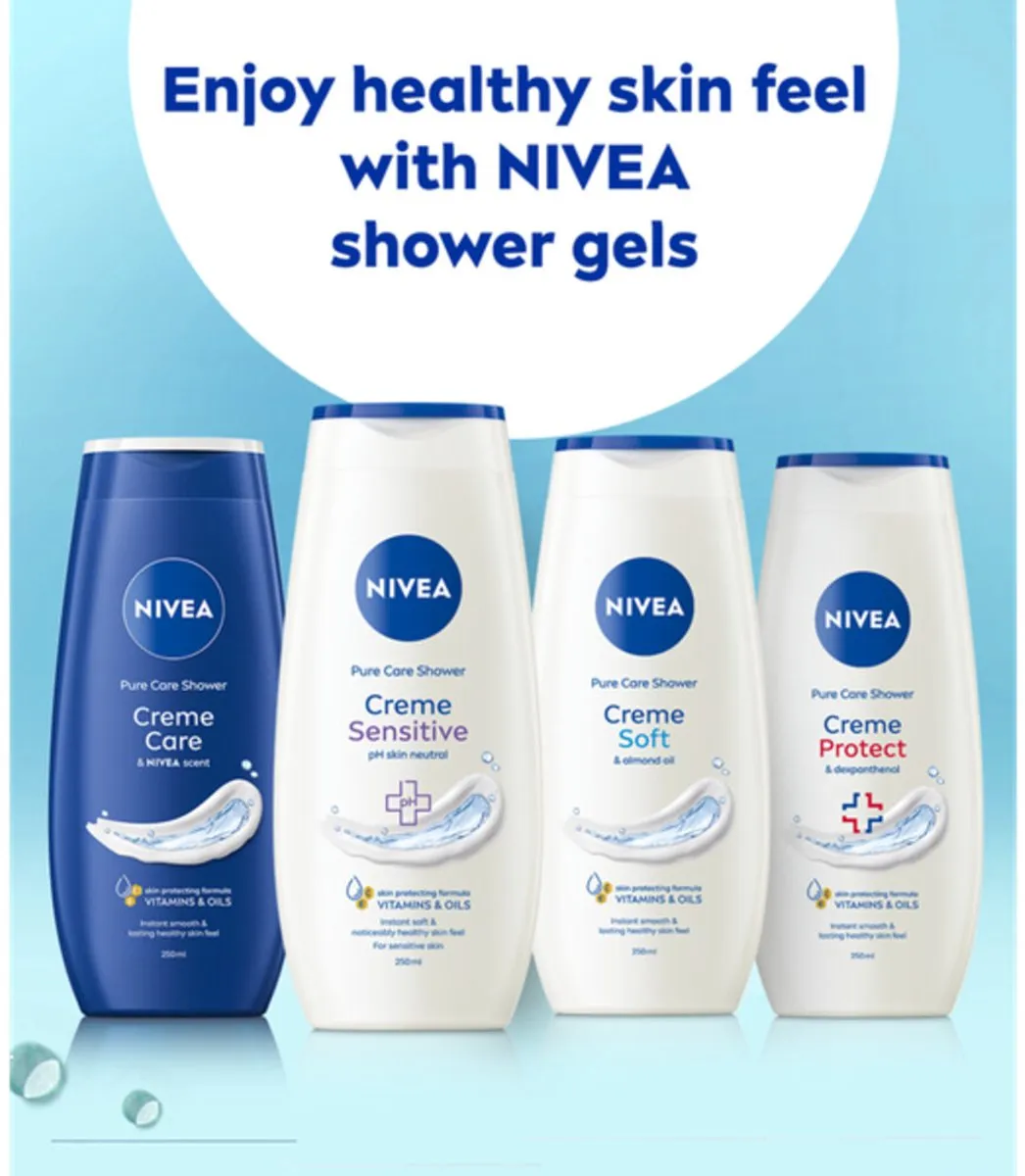 NIVEA Protect Douchecrème 250ml - 20 Stuks