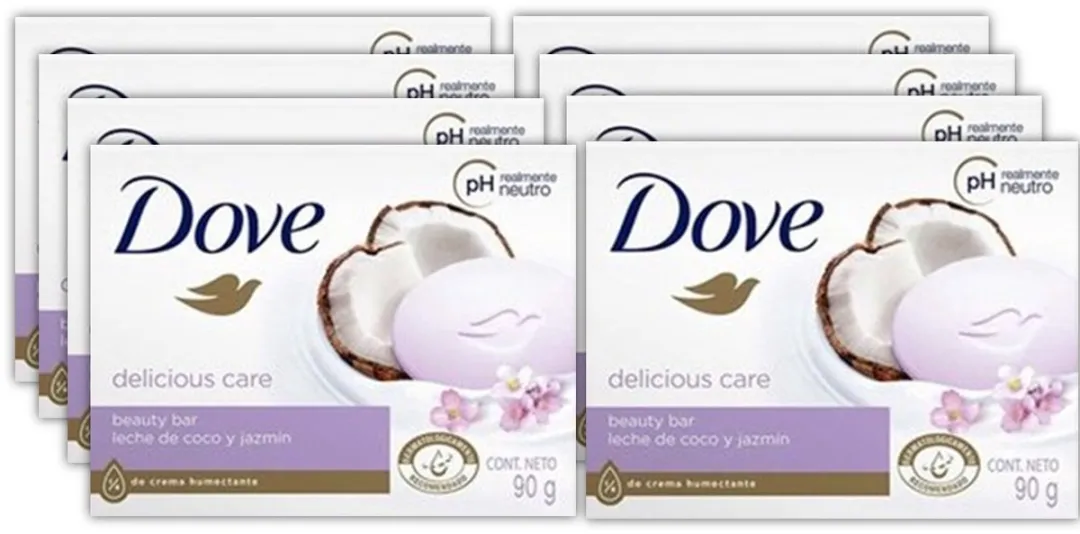 Dove Zeep Cocos & Jasmijnblaadjes - 8x90ml