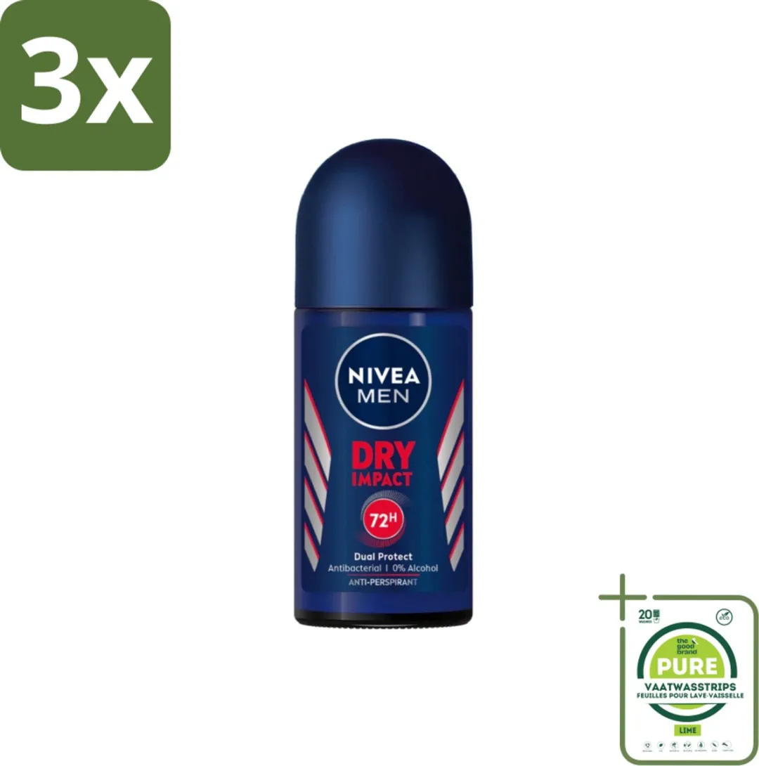 NIVEA Men Deodorant Roller Dry Impact 50ml