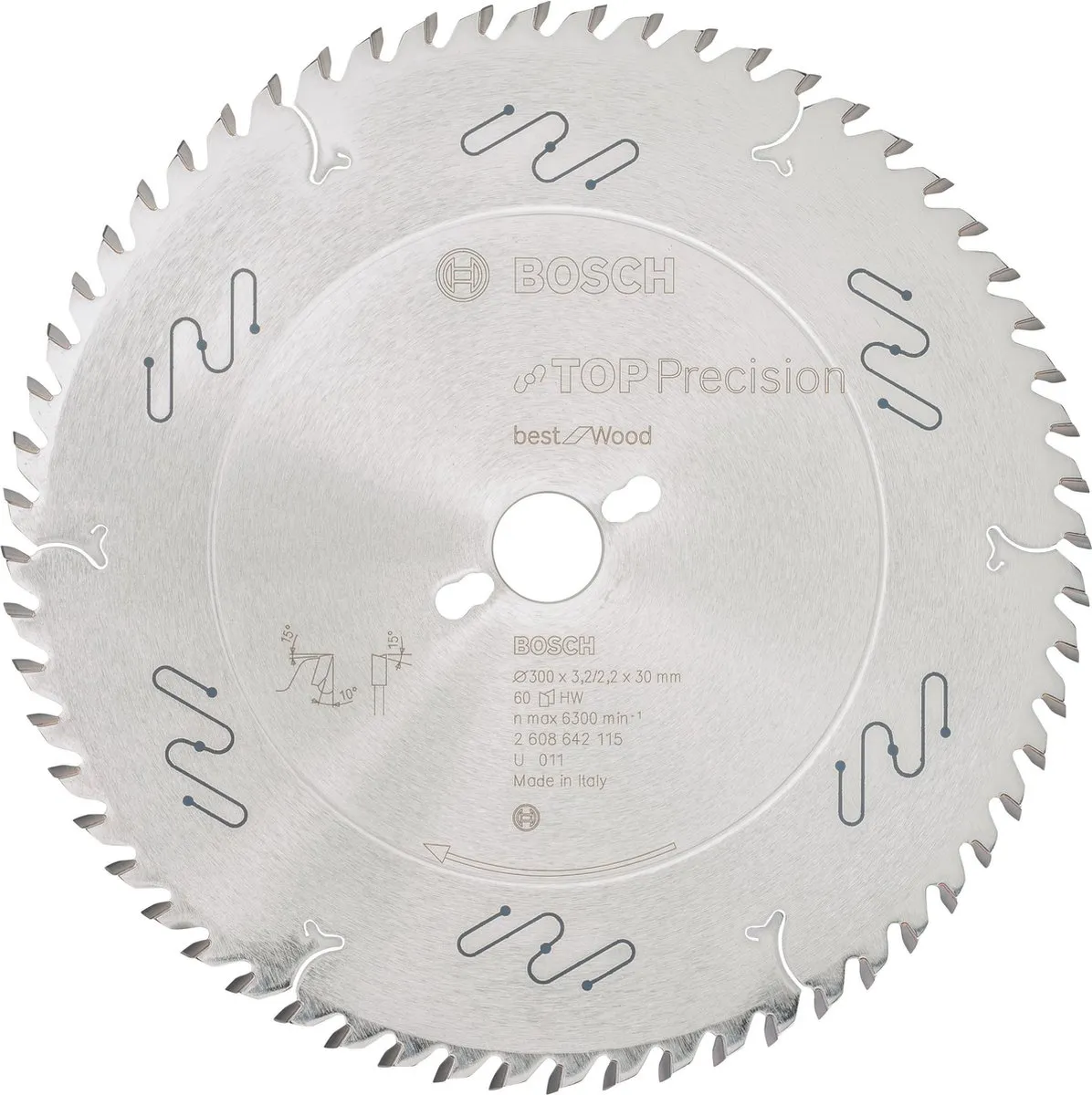Bosch Professional Cirkelzaagblad Top Precision 300mm