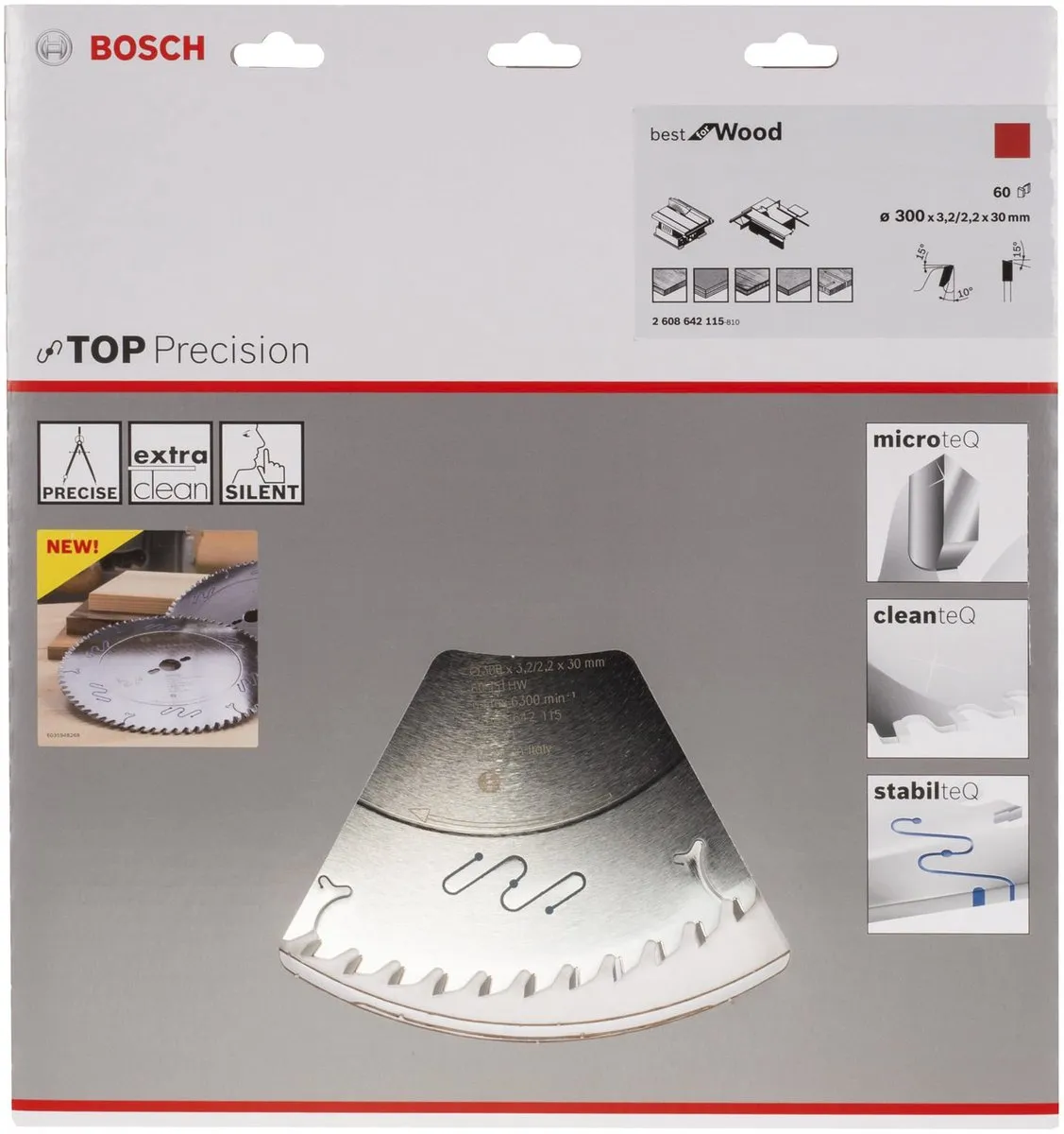 Bosch Professional Cirkelzaagblad Top Precision 300mm - Best for Wood