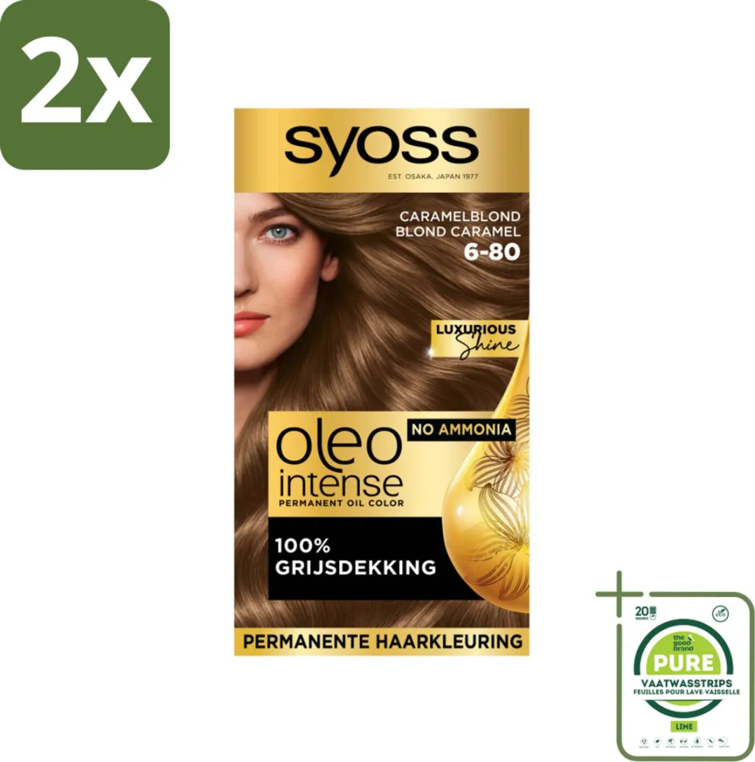 SYOSS Oleo Intense Haarverf 6-80 Caramelblond
