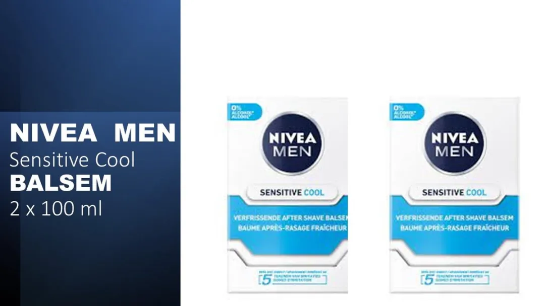 NIVEA Sensitive Cooling After Shave Balsem - 2x100ml
