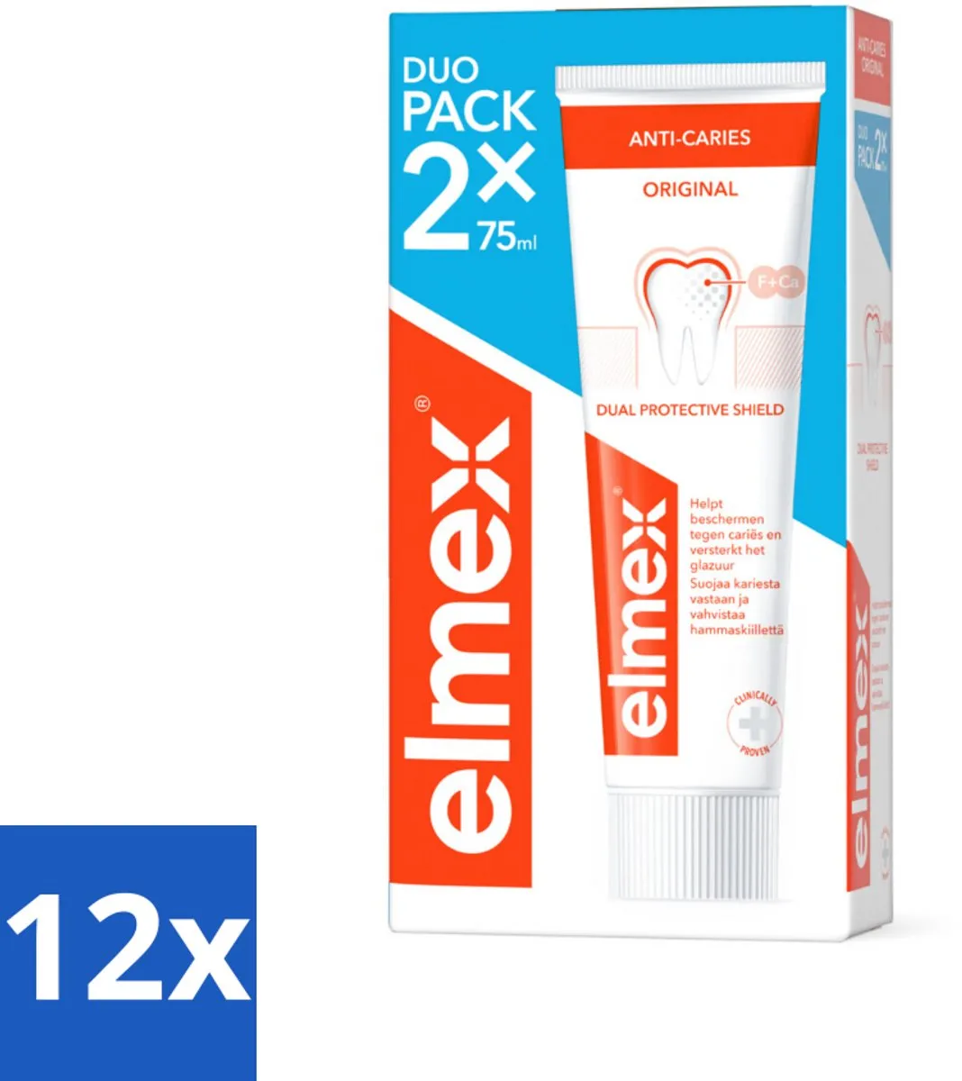 Elmex Anti-Cariës Tandpasta 12x75ml