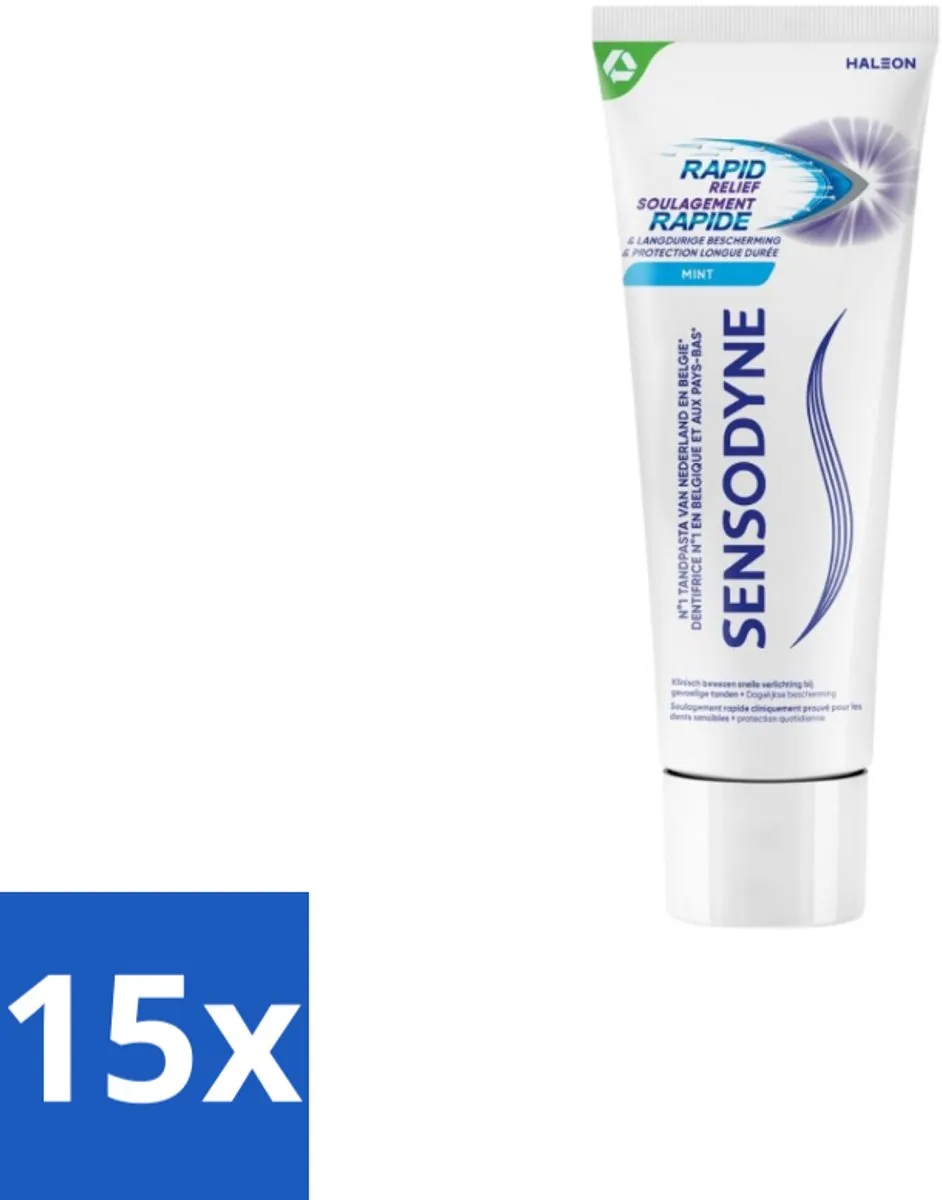 Sensodyne Rapid Relief Whitening Tandpasta 75ml