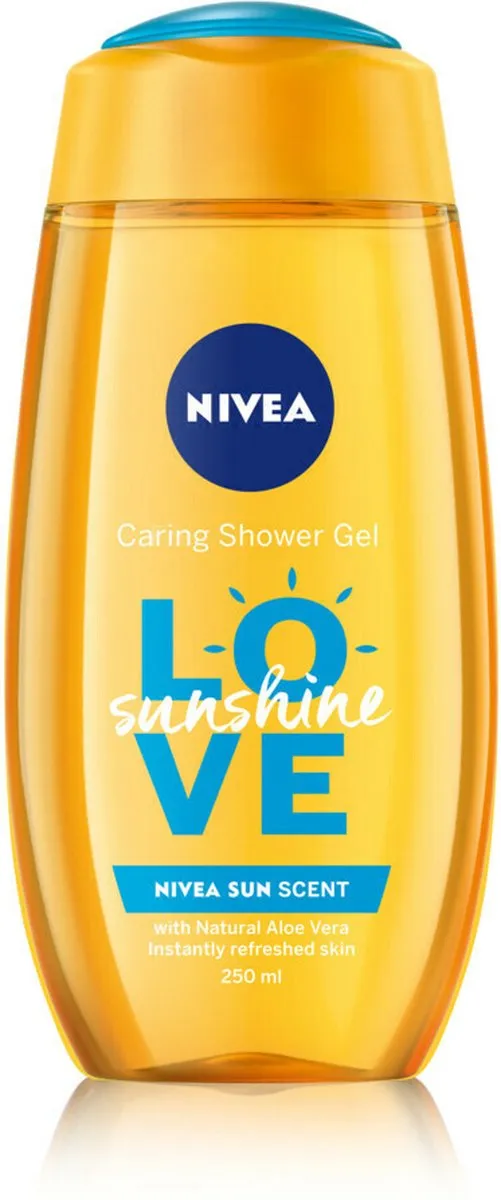 NIVEA Love Sunshine Douchegel 250ml - 3 Stuks