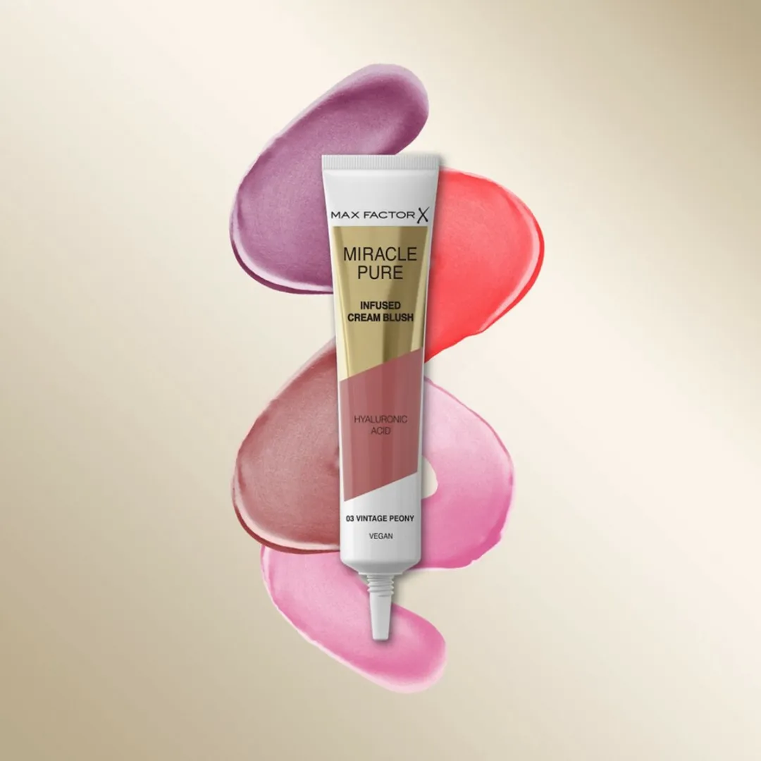 Max Factor Miracle Pure Vegan Blush 003 Vintage Peony - 15ml