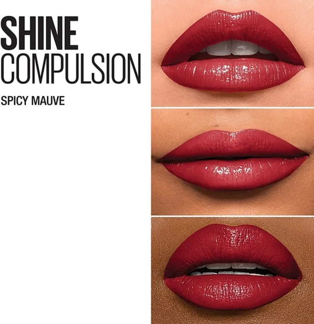 Maybelline Color Sensational Shine Compulsion Lippenstift 065 Spicy Mauve - 3g