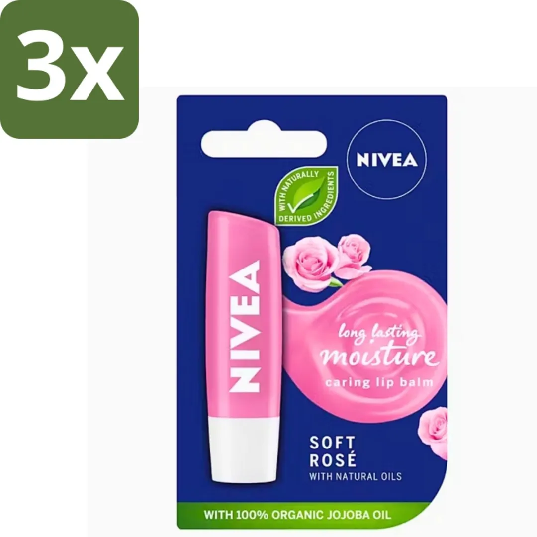 NIVEA Lippenbalsem Soft Rose