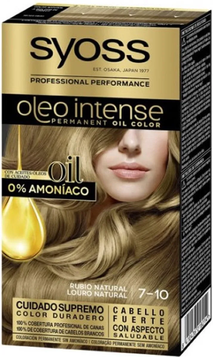 Syoss Permanent Haarkleur Lichtblond N7.10 500ml
