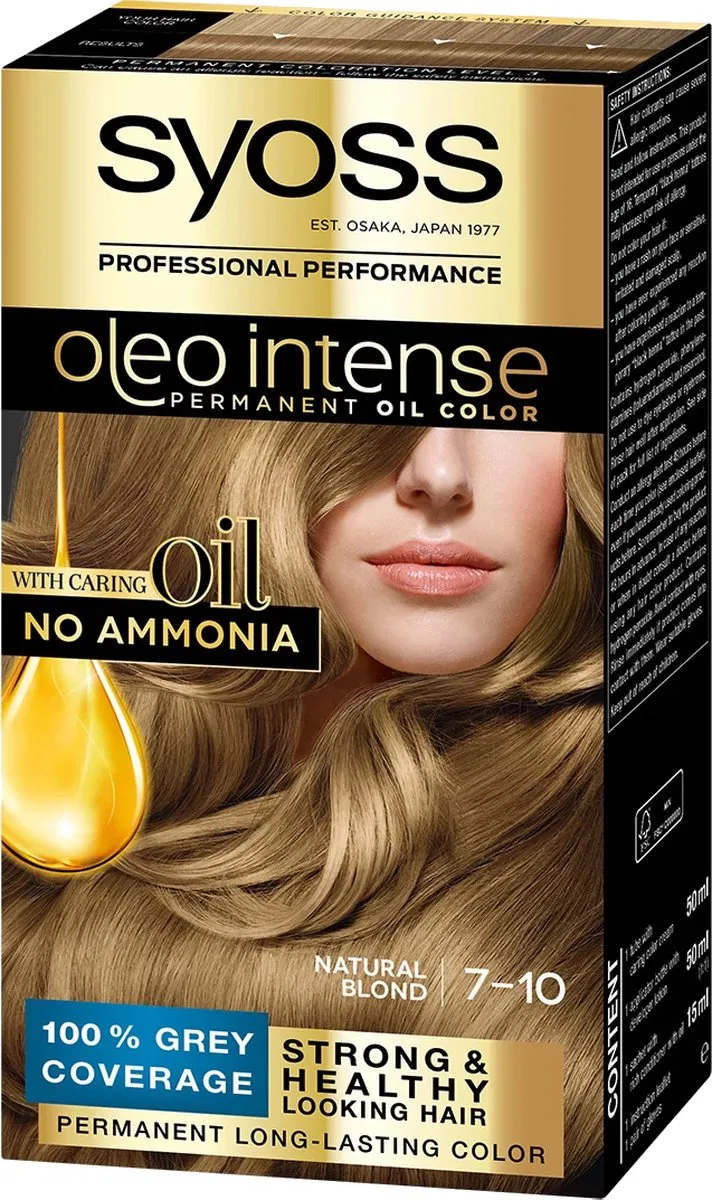 Syoss Permanent Haarkleur Lichtblond N7.10 500ml