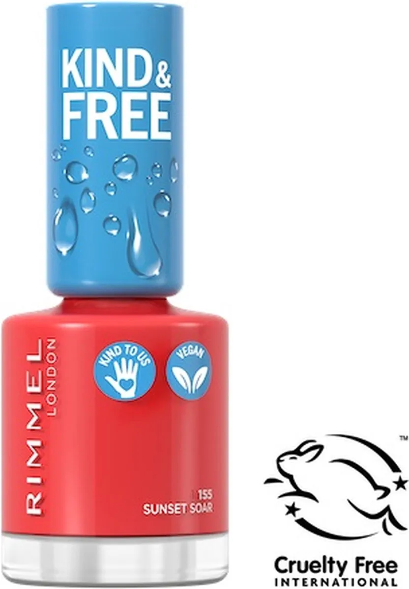 Rimmel London KIND & FREE Nagellak 155 Sunset Soar - 8ml