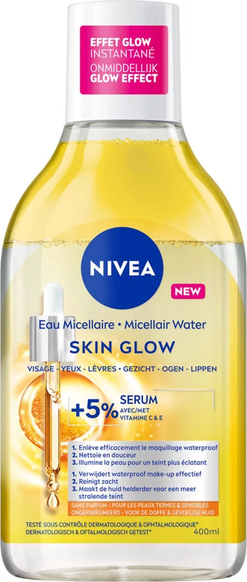 NIVEA Skin Glow Micellair Water - 2000ml (5x400ml)