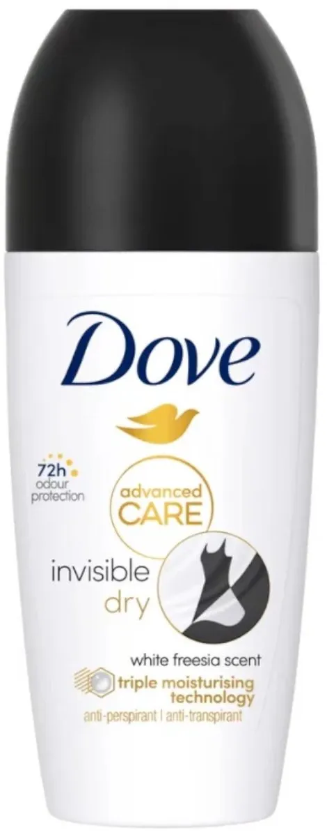 Dove Invisible Dry Deodorant Roller 50ml