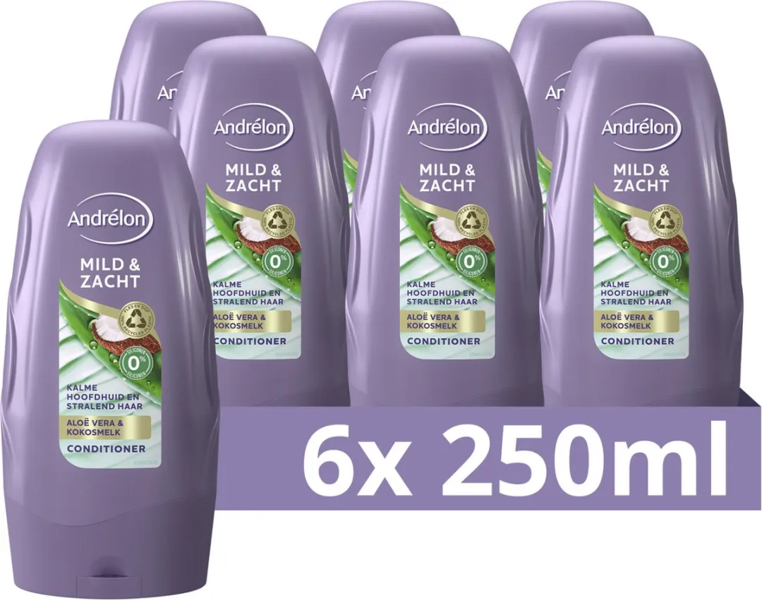 Andrélon Conditioner Mild & Zacht 6x250ml
