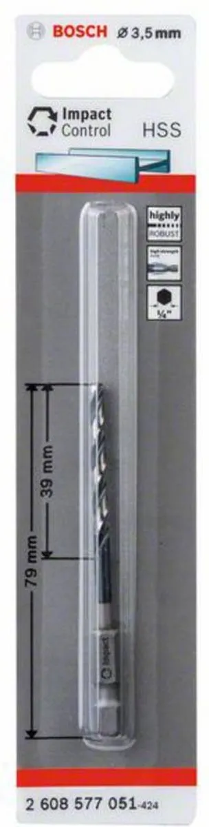 Bosch HSS Klopboormachine 3,5mm - 1 Stuk