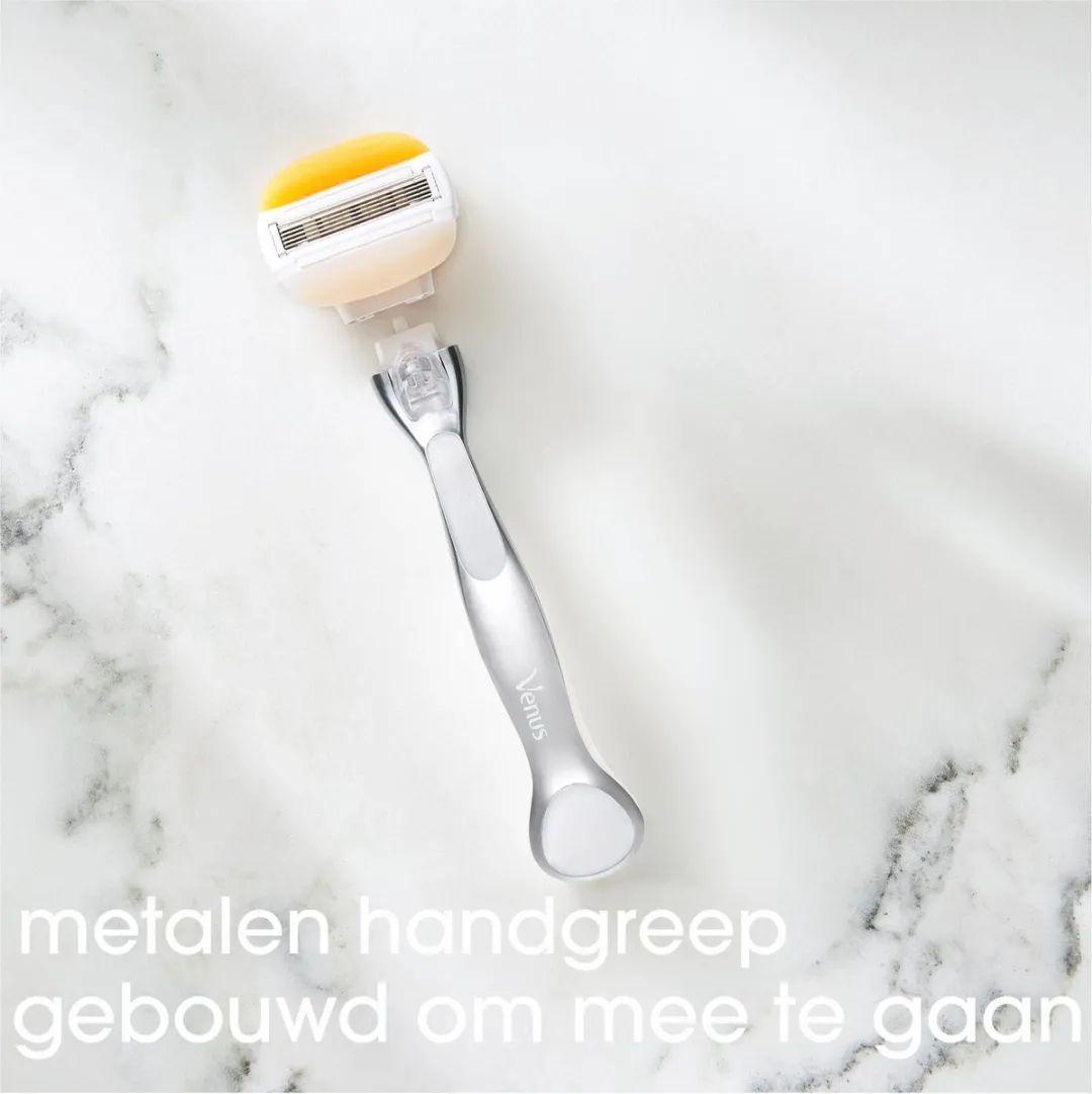 Gillette Venus Comfortglide Coconut Scheersysteem - 3 Bladen - Geel