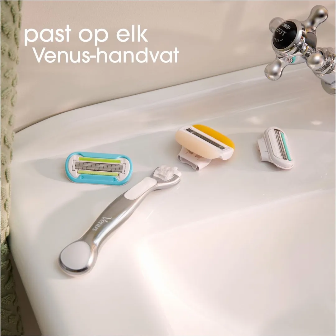 Gillette Venus Comfortglide Coconut Scheersysteem - 3 Bladen - Geel