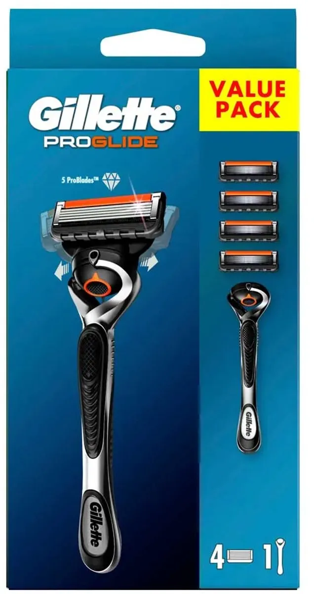 Gillette Fusion Proglide Reserveonderdelen - 20 Stuks (4x5)