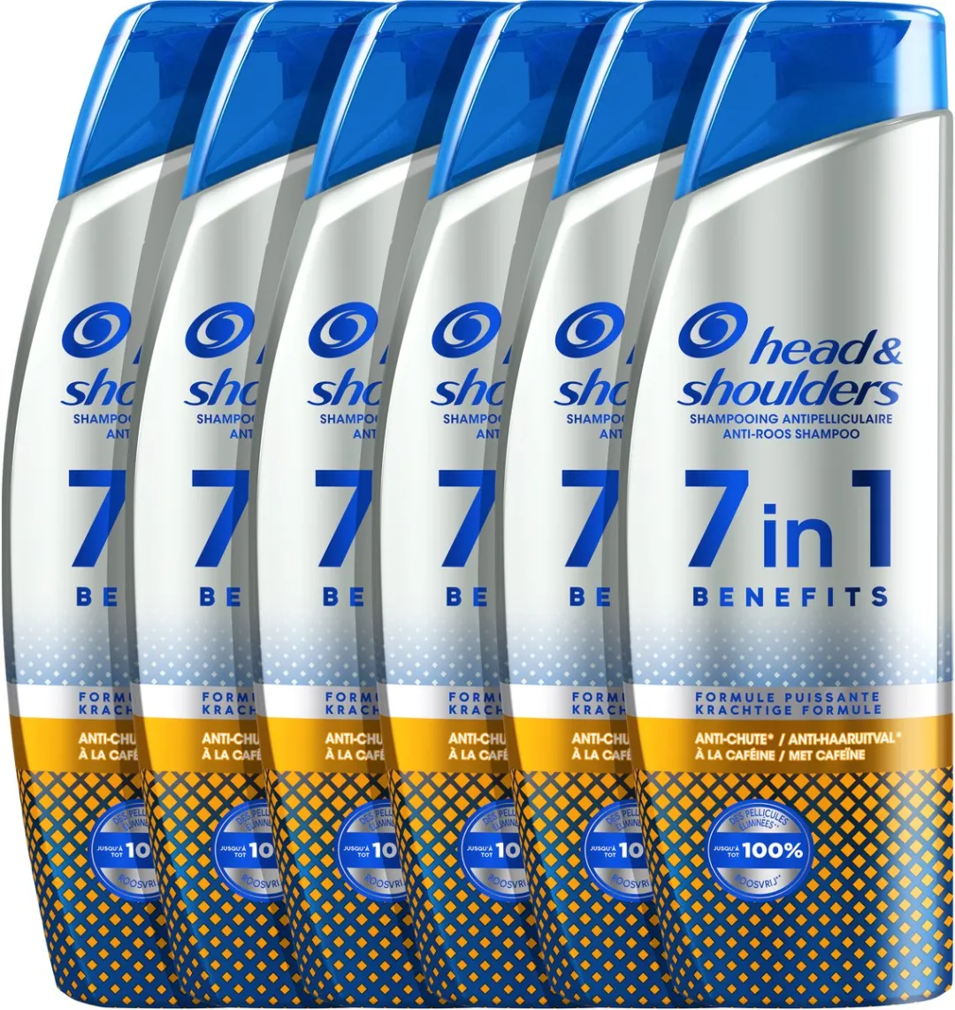 Head & Shoulders Anti-Haaruitval Shampoo 7-in-1 - 6x225ml