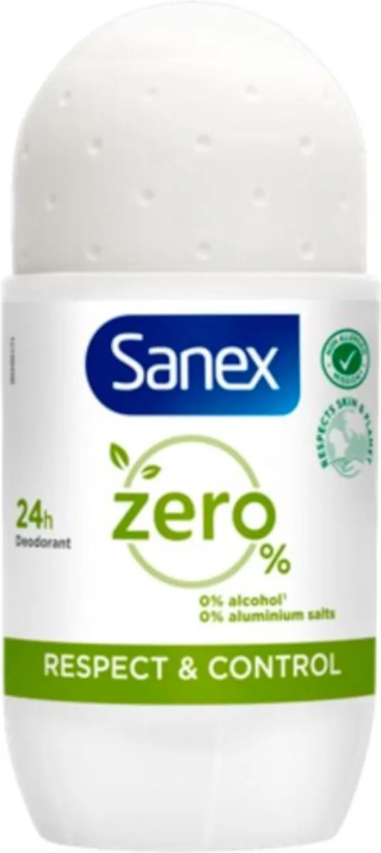 Sanex Deo Roll-on Zero% 50ml - 18 Stuks