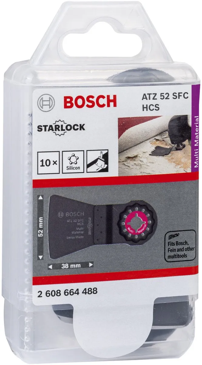 Bosch HCS Schraper ATZ 52 SFC 10 Stuks