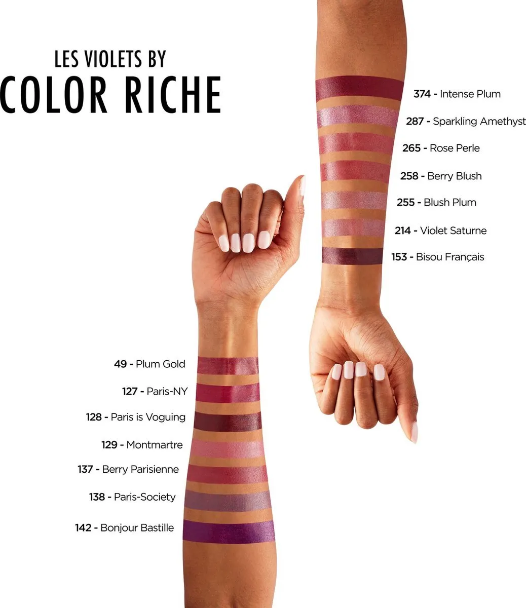 L'Oréal Paris Color Riche Lipstick 138 Paris Society - Mauve