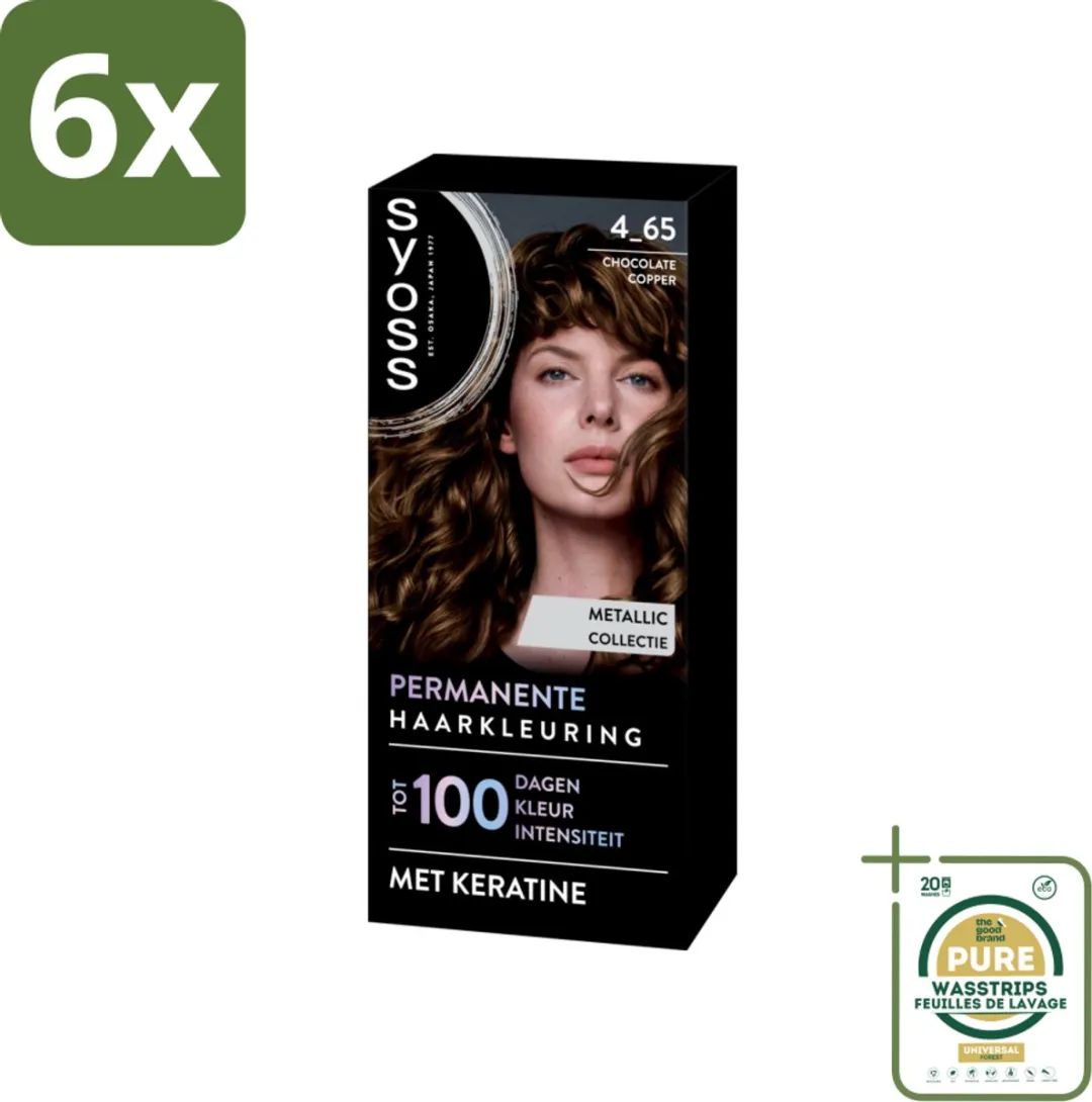 SYOSS Permanent Haarkleuring 4-65 Chocolate Copper