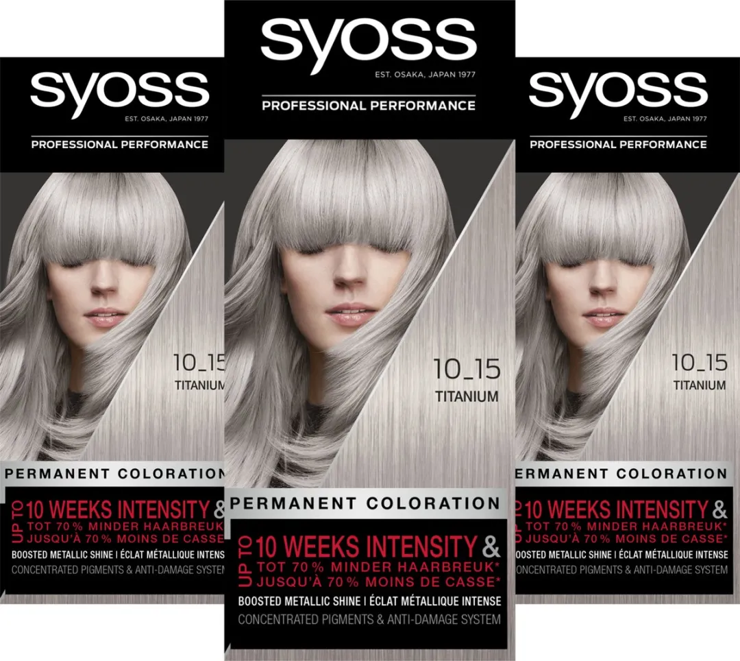 SYOSS Haarverf 10-15 Titanium Permanent