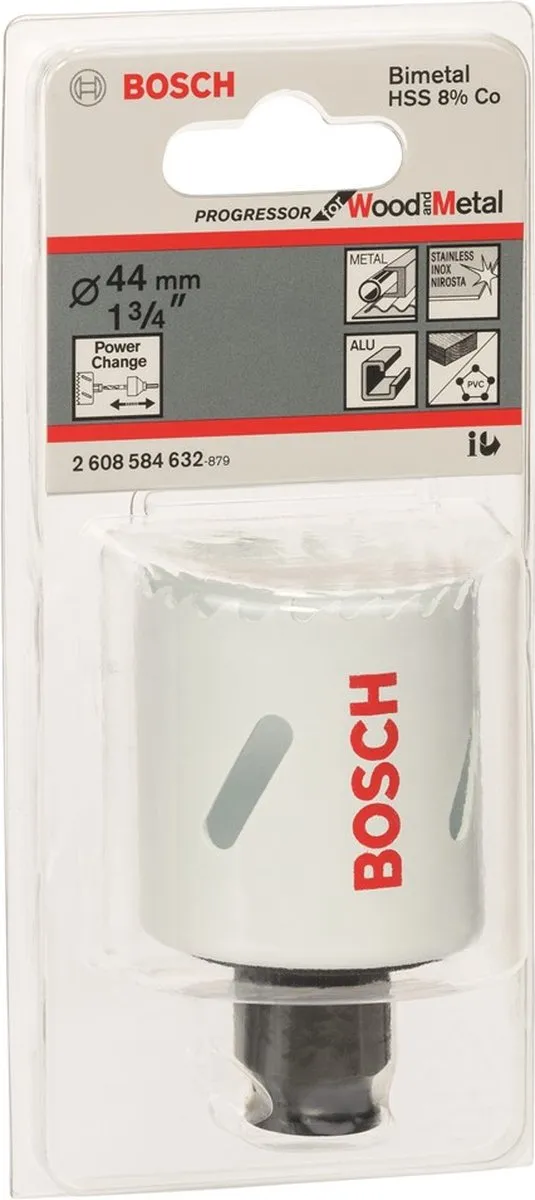 Bosch Progressor 2608594215 Gatzaag - 44mm HSS BiMetaal