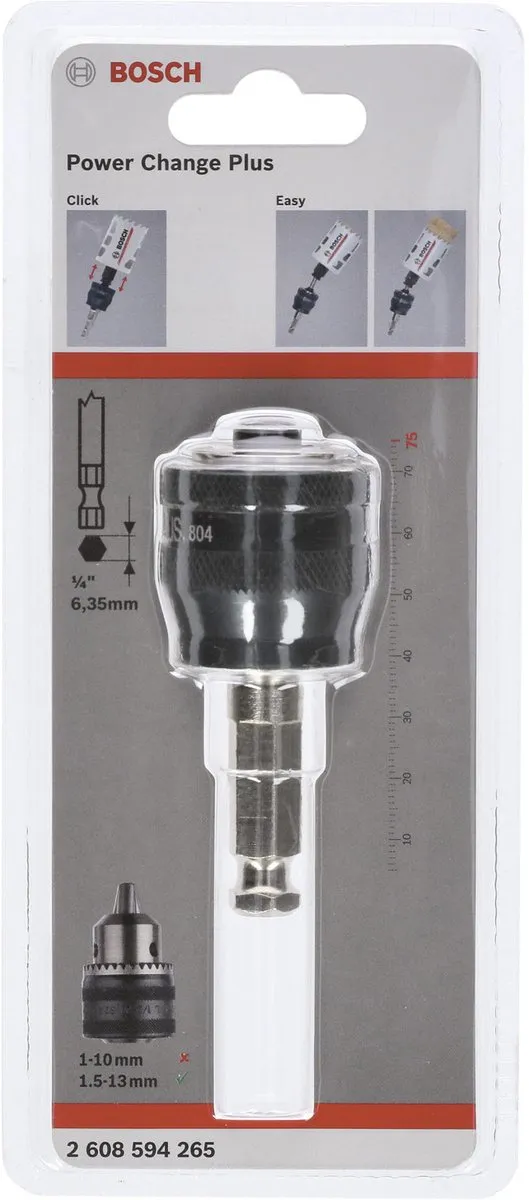 Bosch Powerchange Adapter voor diamant Gatzagen 11mm - Metaal