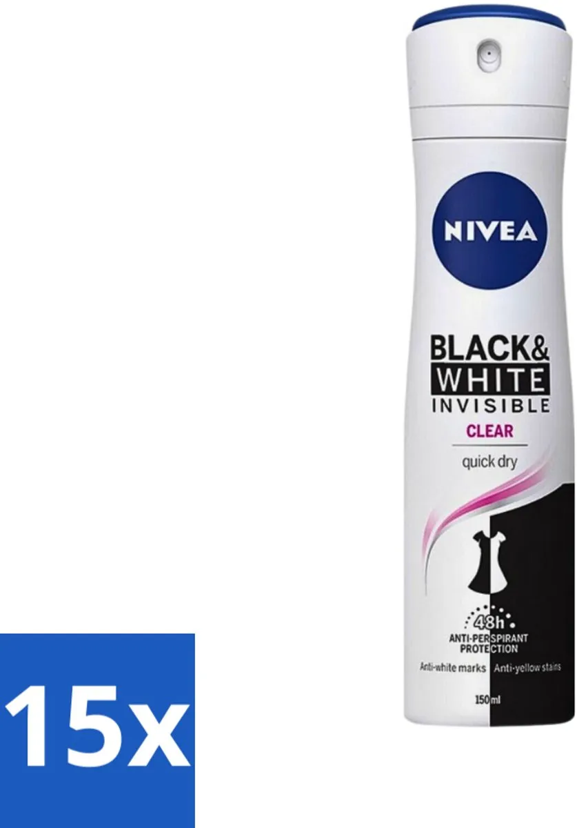 NIVEA Invisible Black & White Deospray 150ml