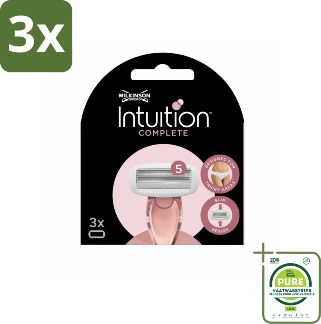 Wilkinson Sword Intuition Complete Navulmesjes 3 Stuks