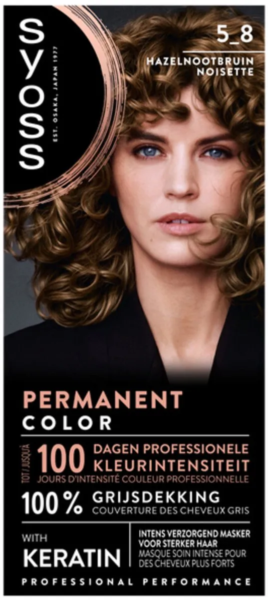 SYOSS Coloration 5-8 Hazelnootbruin Haarverf - 12 Stuks