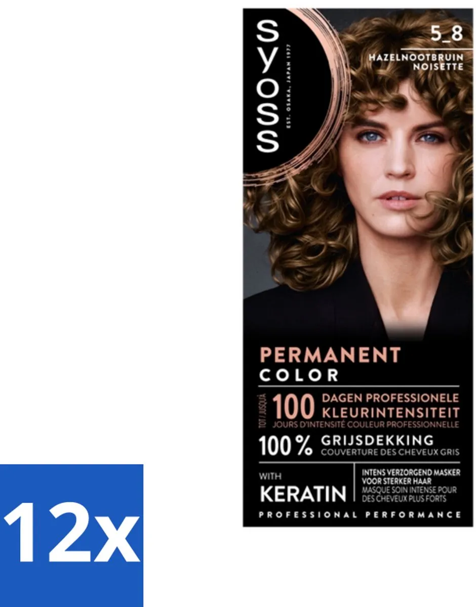 SYOSS Coloration 5-8 Hazelnootbruin Haarverf
