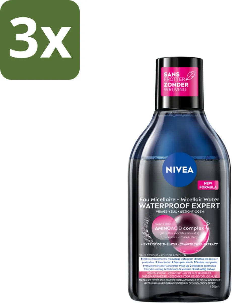 NIVEA Micellair Reinigingswater Waterproof Expert 1200ml