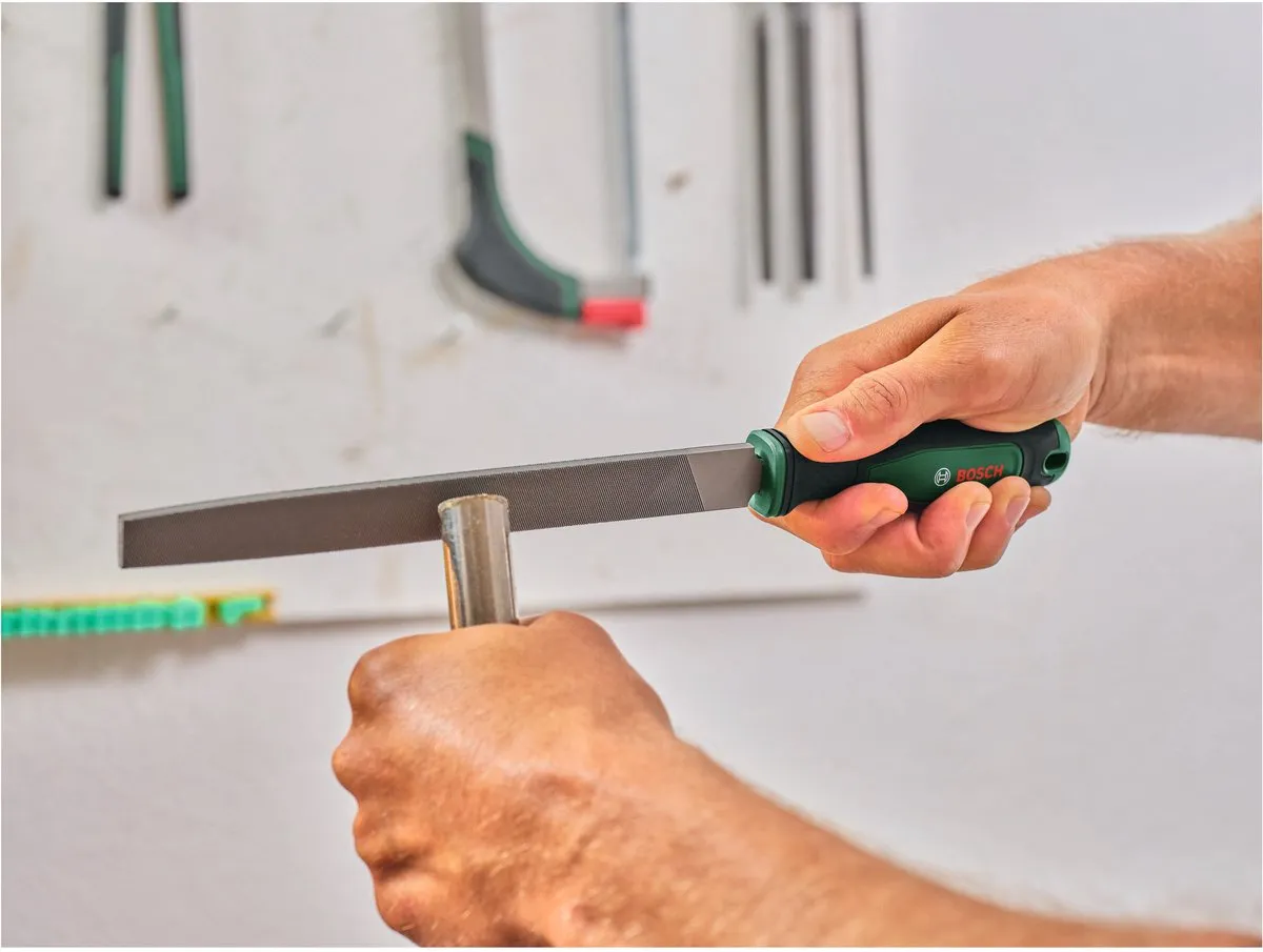 Bosch Staalvijlenset 1600A02ZB0 - 5-delig - 200mm - Zwart/Groen