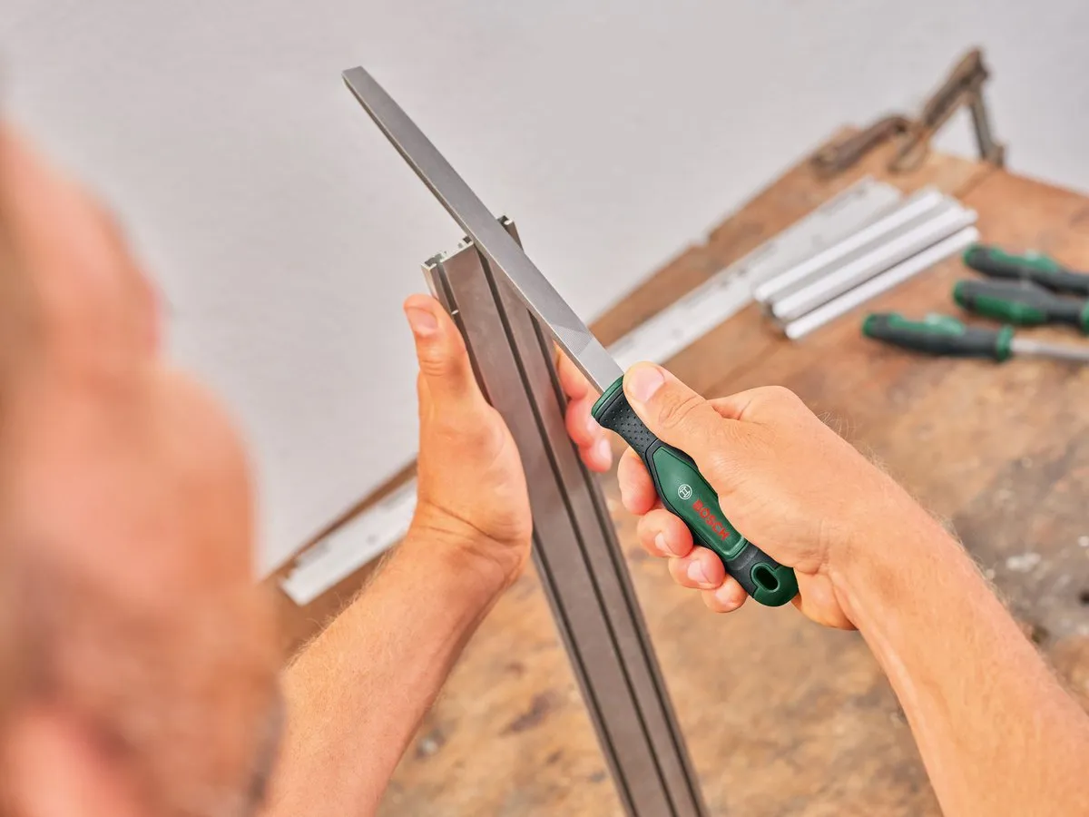 Bosch Staalvijlenset 1600A02ZB0 - 5-delig - 200mm - Zwart/Groen