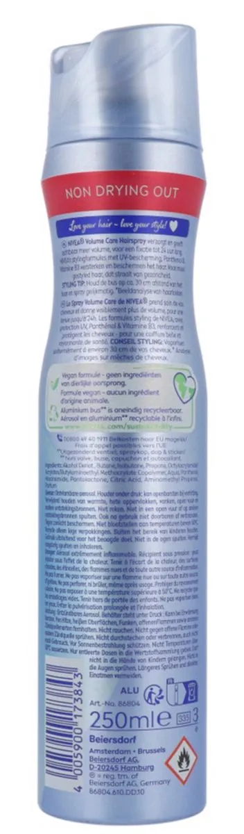 NIVEA Volume Care Styling Spray 250ml