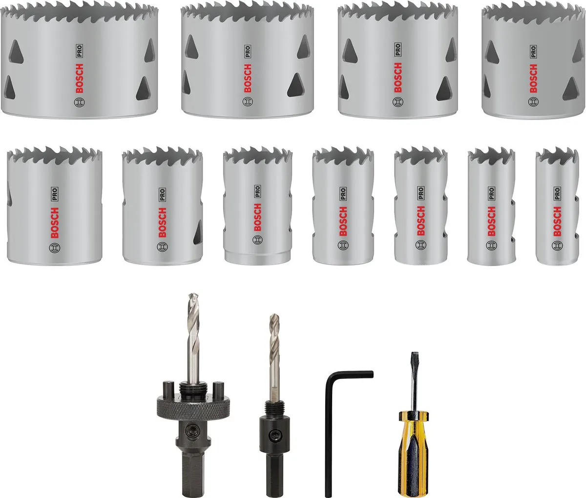 Bosch PRO Multimateriaal Gatzagenset 17-delig 2608900525