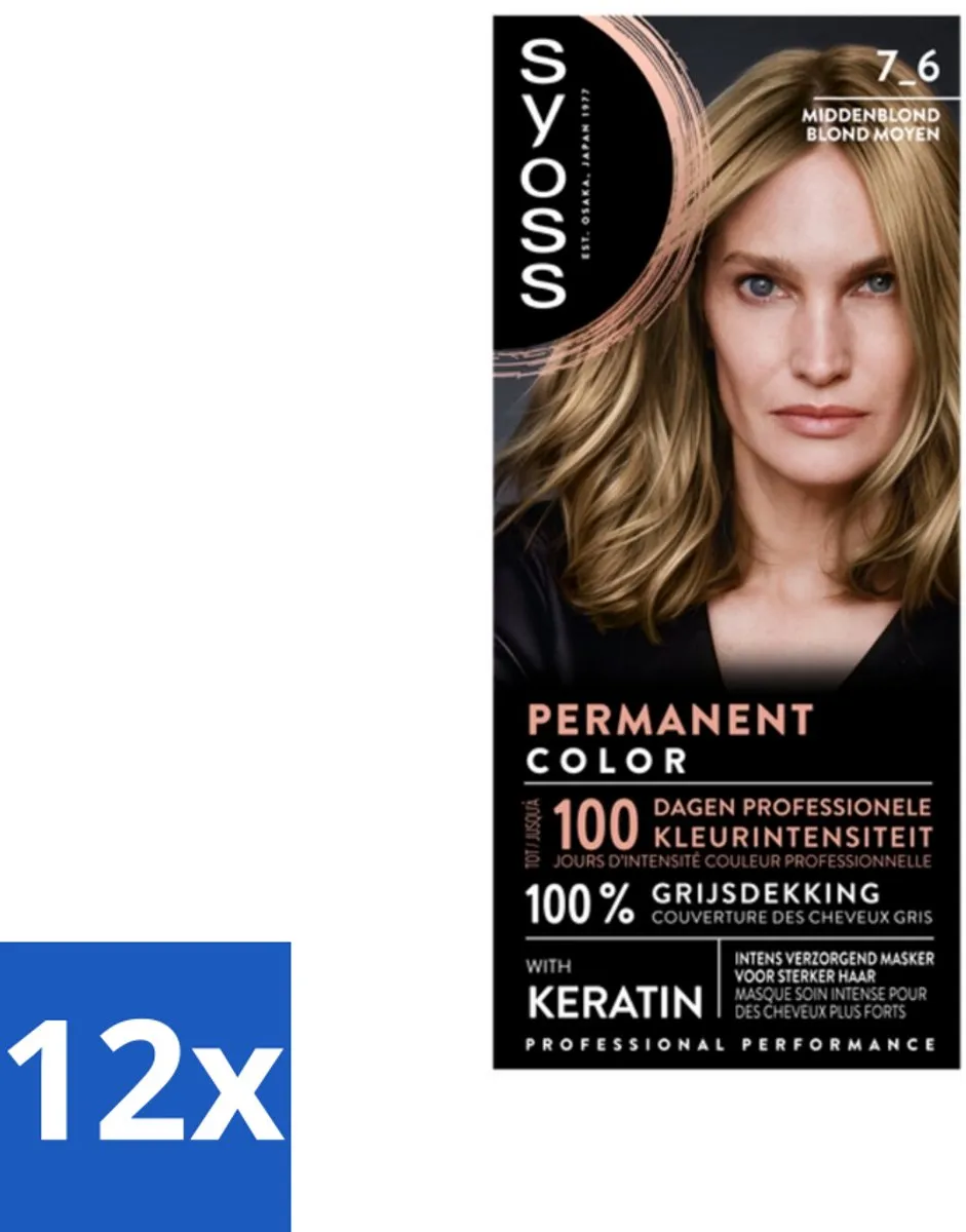 SYOSS Coloration 7-6 Middenblond Haarverf