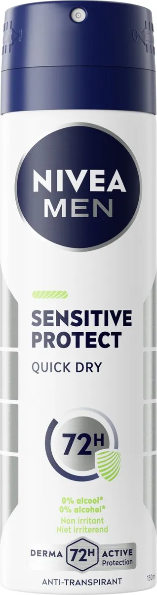 NIVEA MEN Sensitive Protect Deo Spray 72u - 6x150ml
