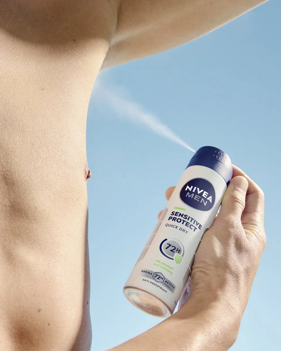 NIVEA MEN Sensitive Protect Deo Spray 72u - 6x150ml