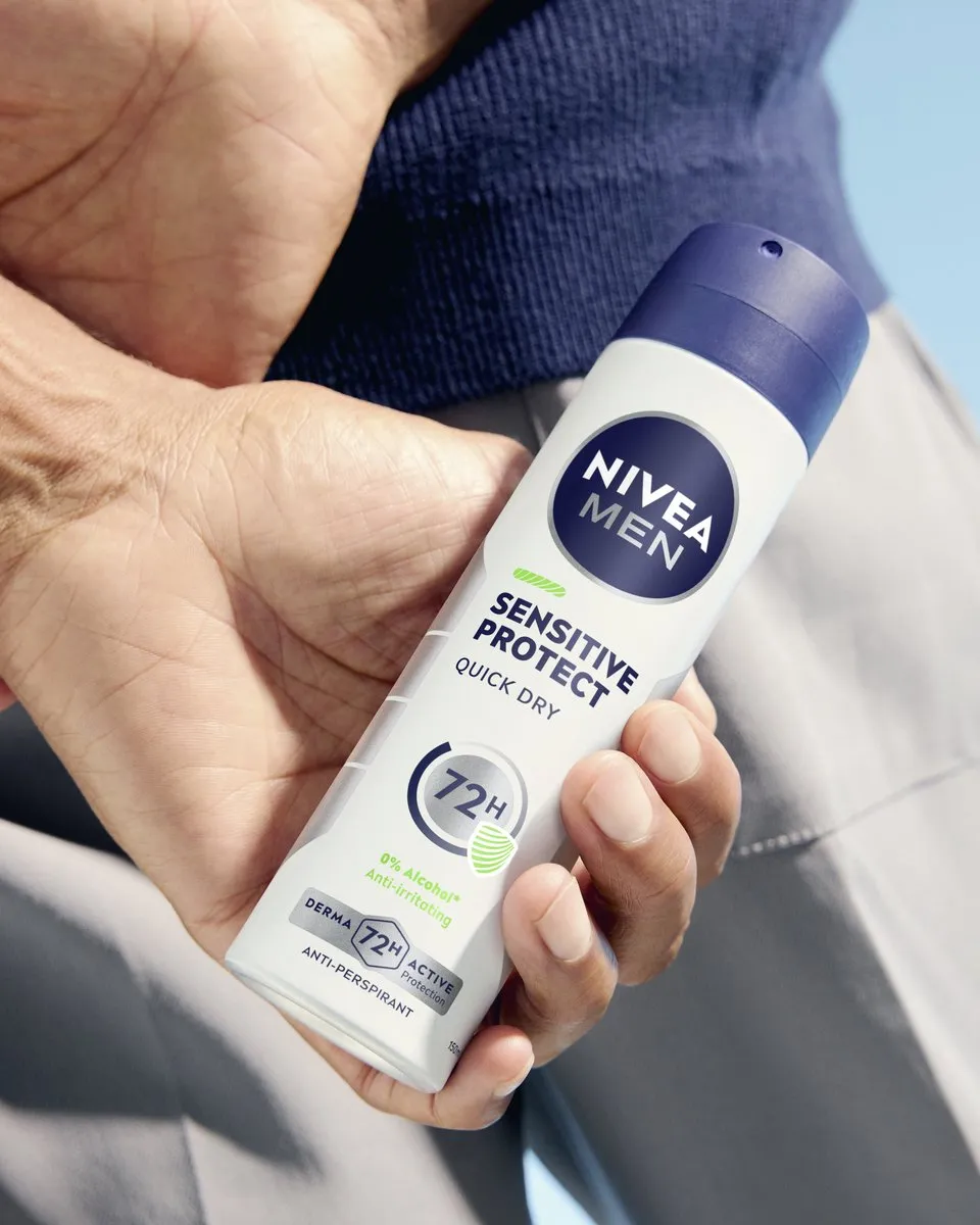 NIVEA MEN Sensitive Protect Deo Spray 72u - 6x150ml