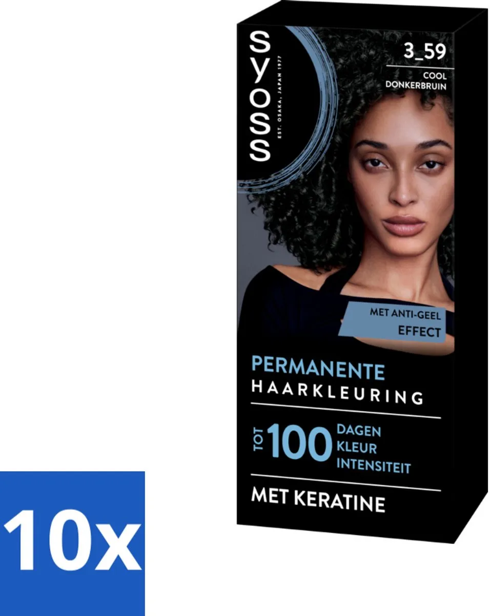 SYOSS Coloration 3-59 Cool Donkerbruin Haarverf