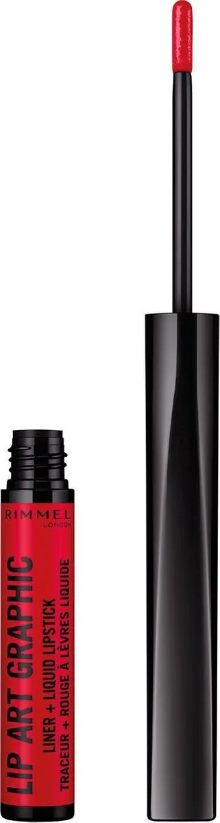 Rimmel London Lip Art Graphic Lippenstift 610 Hot Spot - 1.8ml