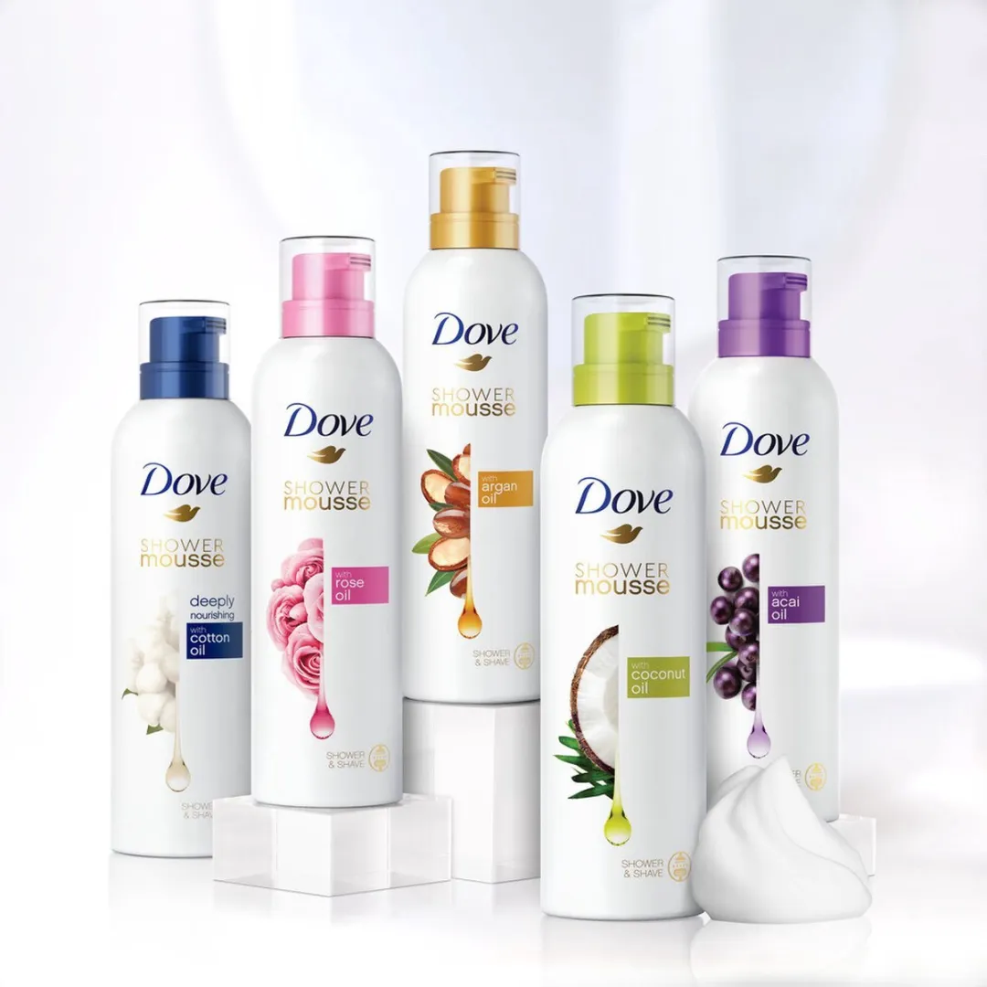 Dove Shower Foam Deeply Nourishing 200ml - 18 Stuks