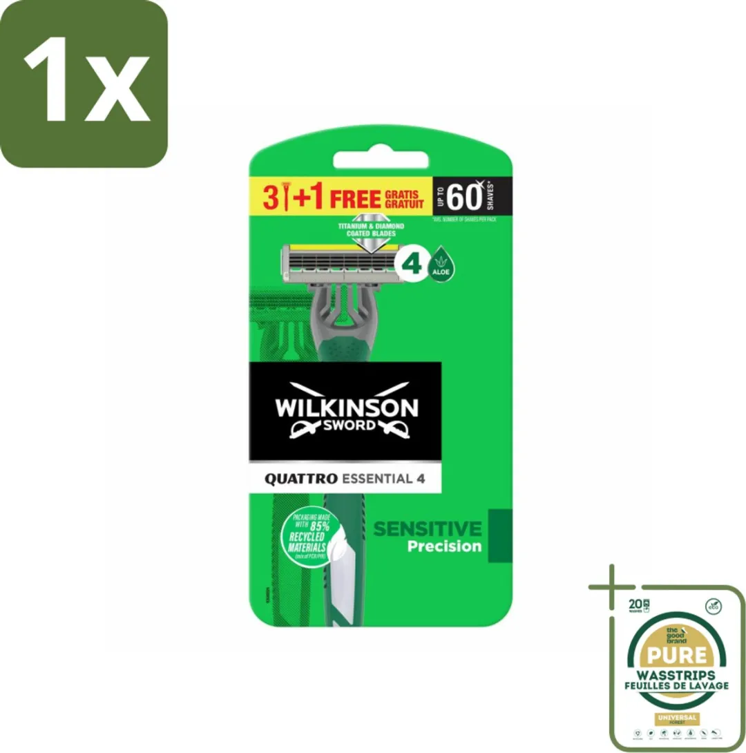 Wilkinson Quattro Essential 4 Wegwerpscheermesjes