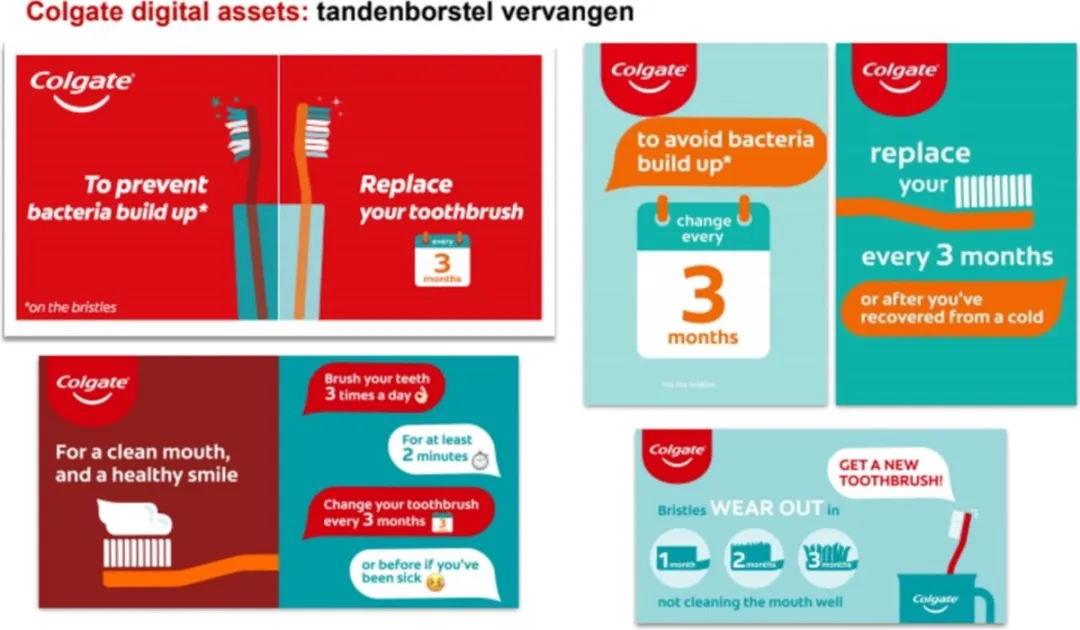 Colgate Triple Action Tandenborstel Medium - 4 Stuks