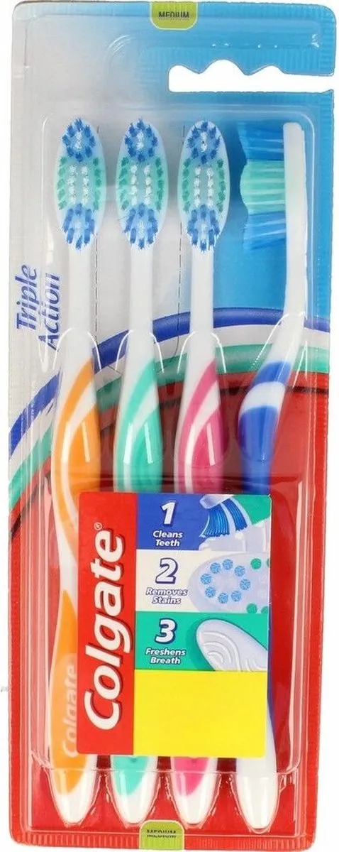 Colgate Triple Action Tandenborstel Medium